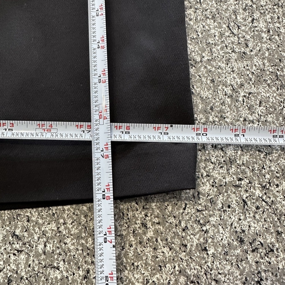 Ann Taylor Loft Skirt Womens 4 Solid Black Mini Zipper 18" Length - Picture 7 of 7